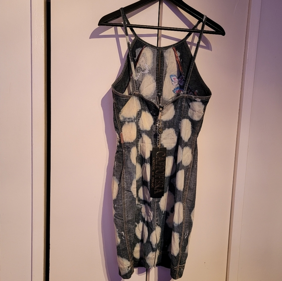 BNWT y2k style Cappopera Italian brand denim dress - Picture 2 of 7